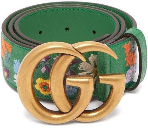 gucci flower belt